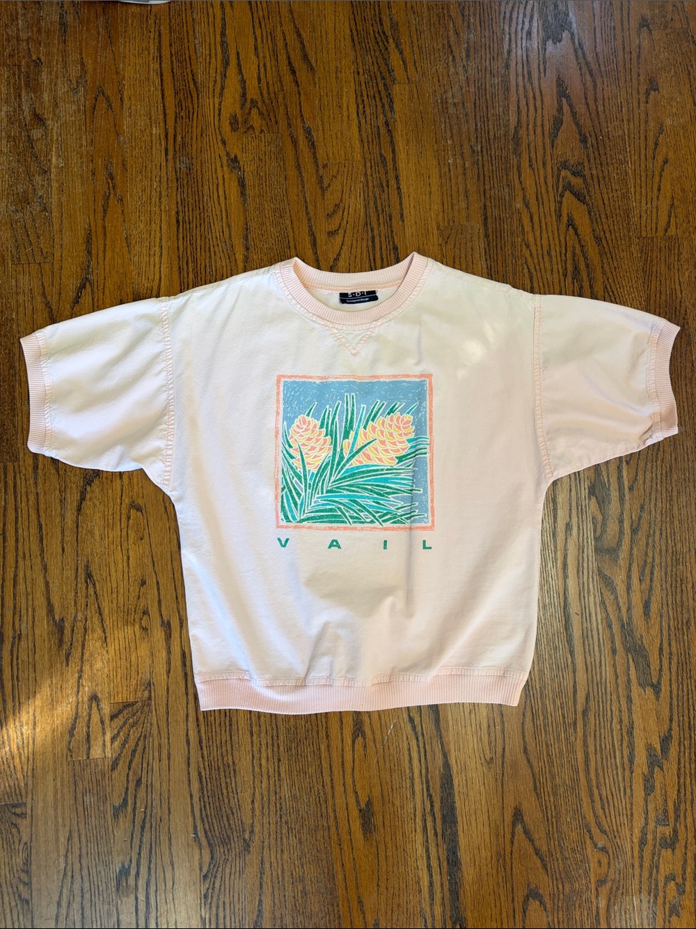 Vintage 1990 Vail Colorado Short Sleeve Crew